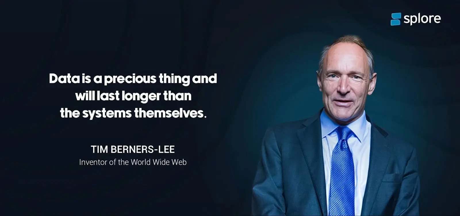 An infographic showing a quote by Tim Berners Lee