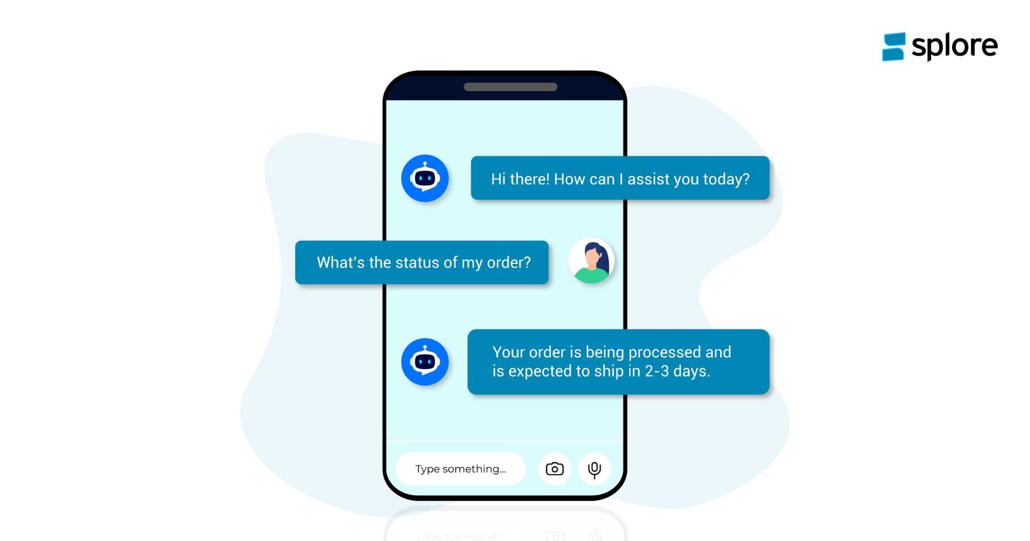 conversation with a chatbot